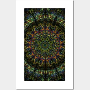 Fractal Mandala Posters and Art